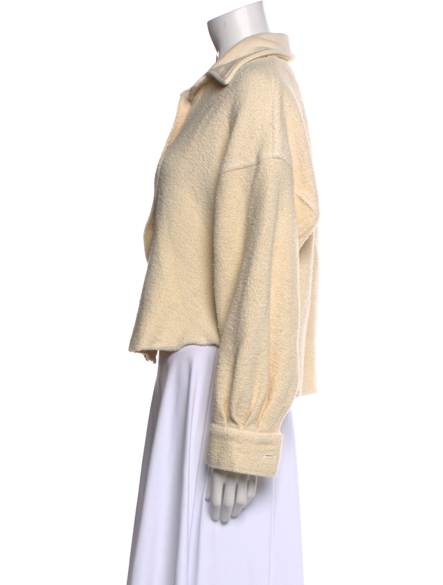 Les Tien Mock Neck Long Sleeve Sweatshirt