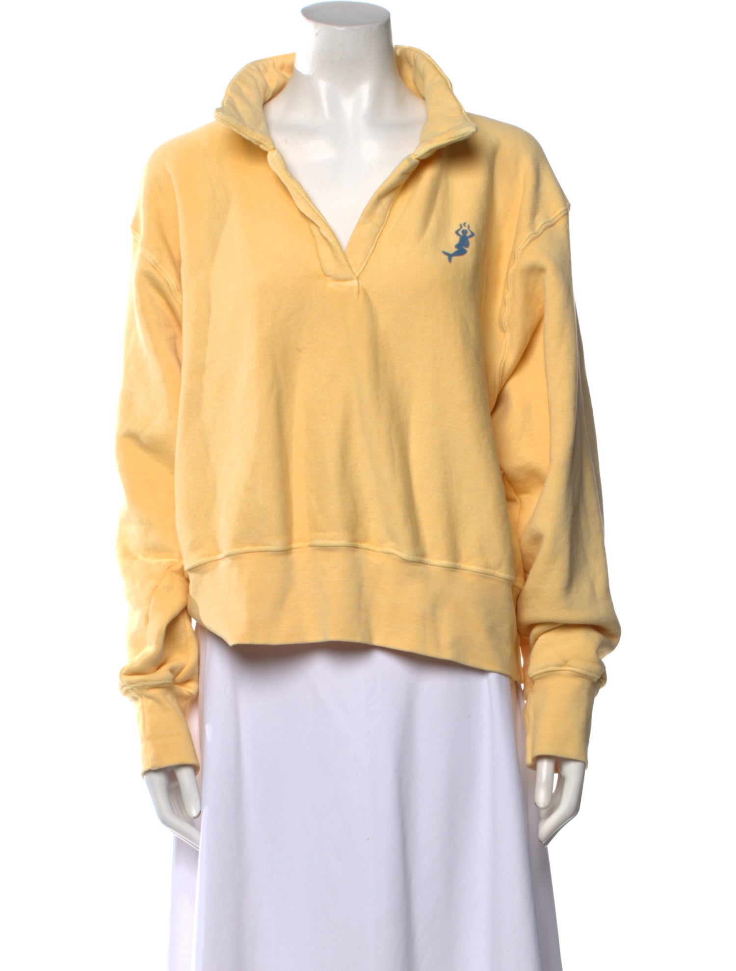 Les Tien V-Neck Long Sleeve Sweatshirt