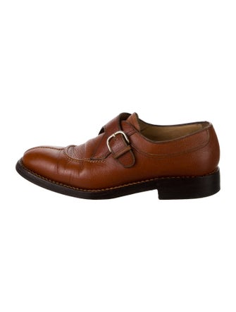 Lidfort Leather Monk Straps