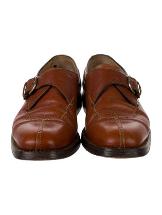 Lidfort Leather Monk Straps