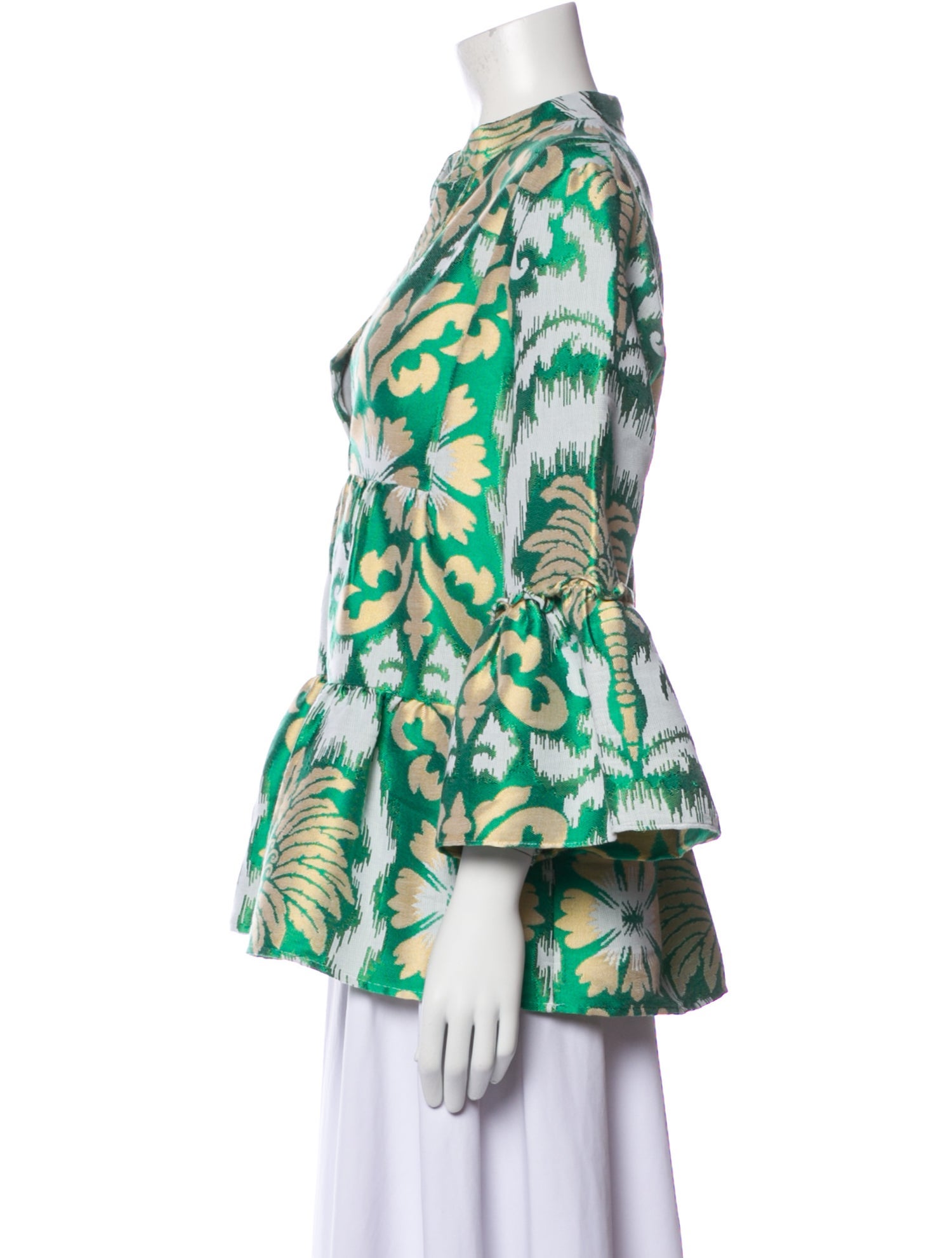 Lace the Label Printed V-Neck Blouse