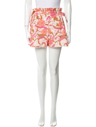 Love the Label Floral Print Mini Shorts