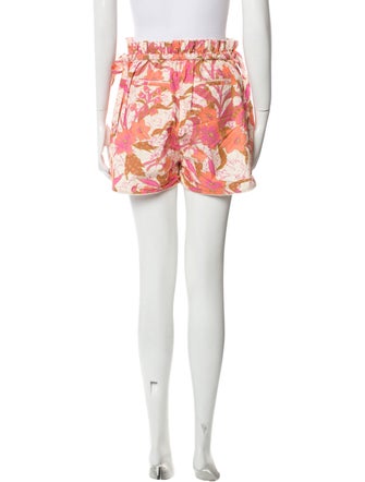 Love the Label Floral Print Mini Shorts