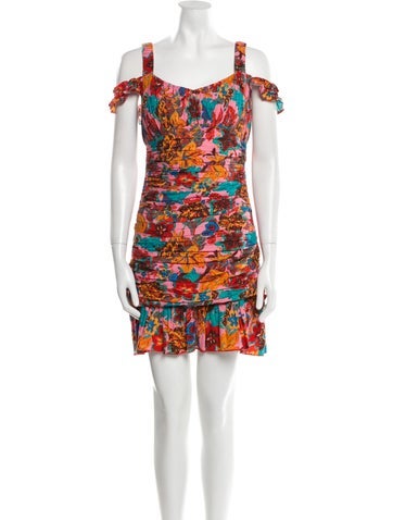 Love the Label Dresses Floral Print Mini Dress S