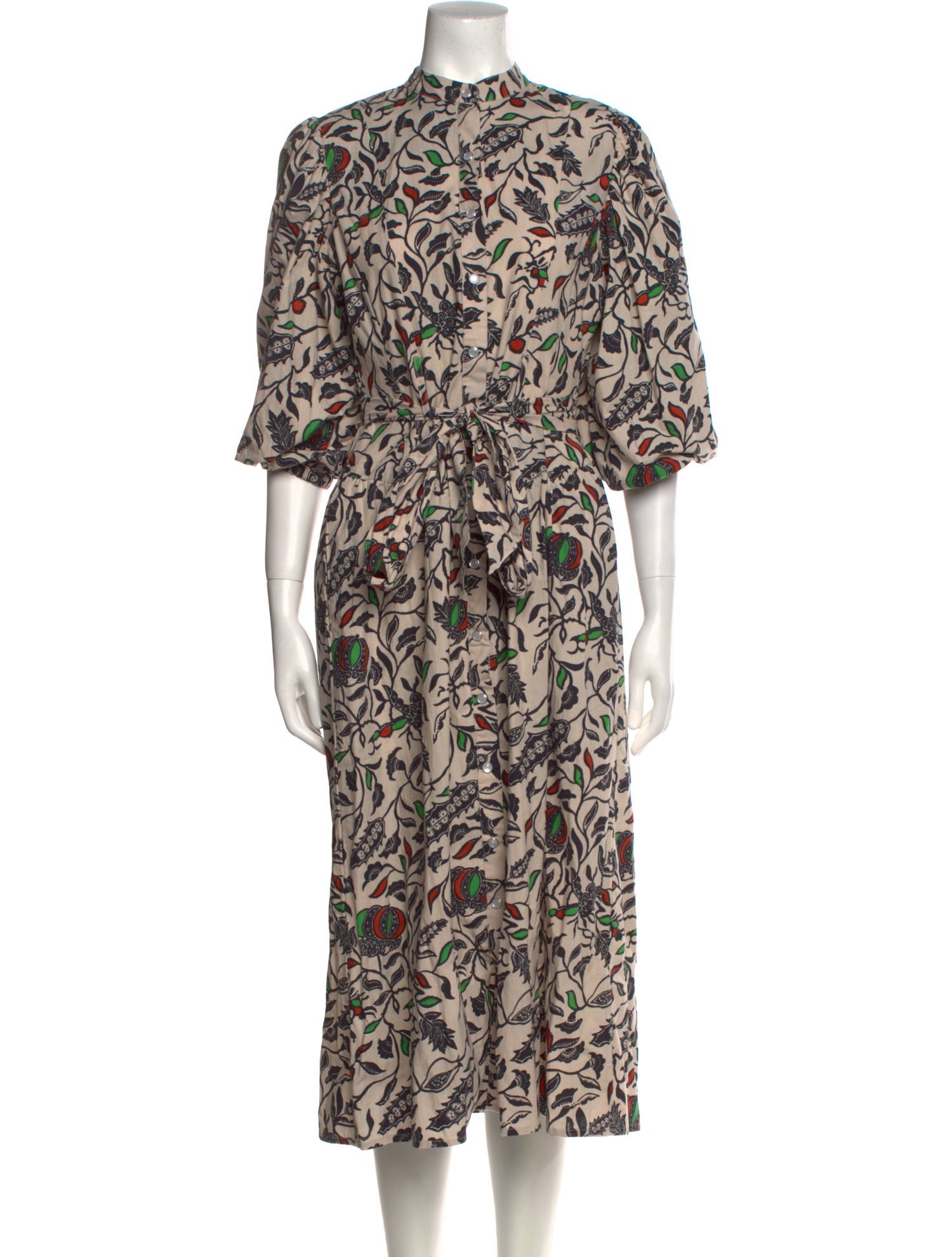 Love the Label Printed Midi Length Dress