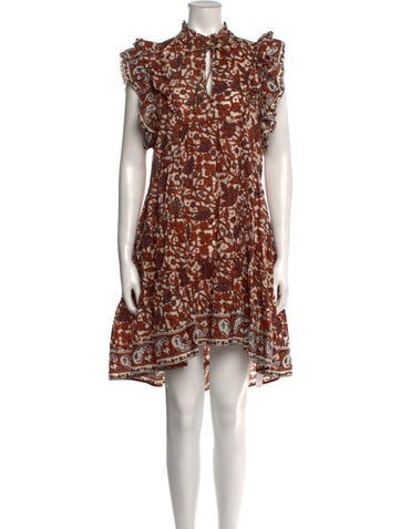 Love the Label Dresses Floral Print Knee-Length Dress XS
