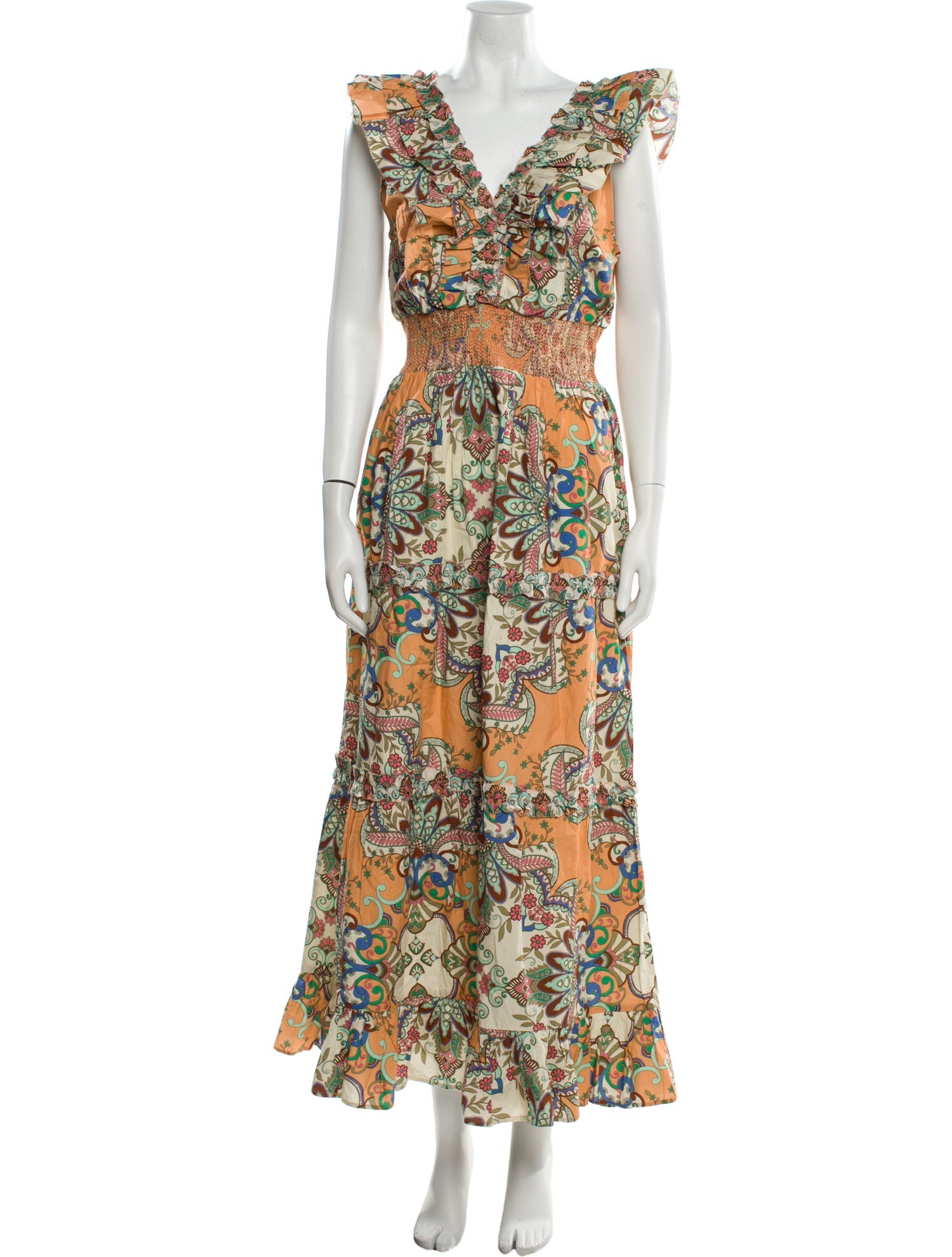 Love the Label Floral Print Long Dress w/ Tags