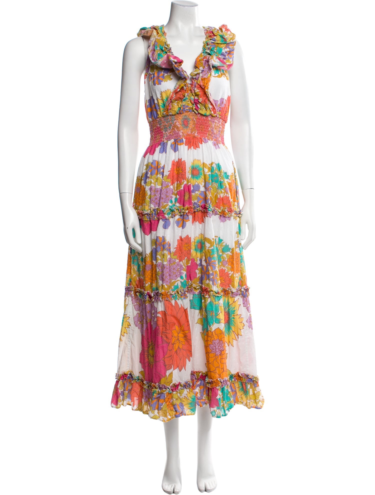 Love the Label Floral Print Long Dress