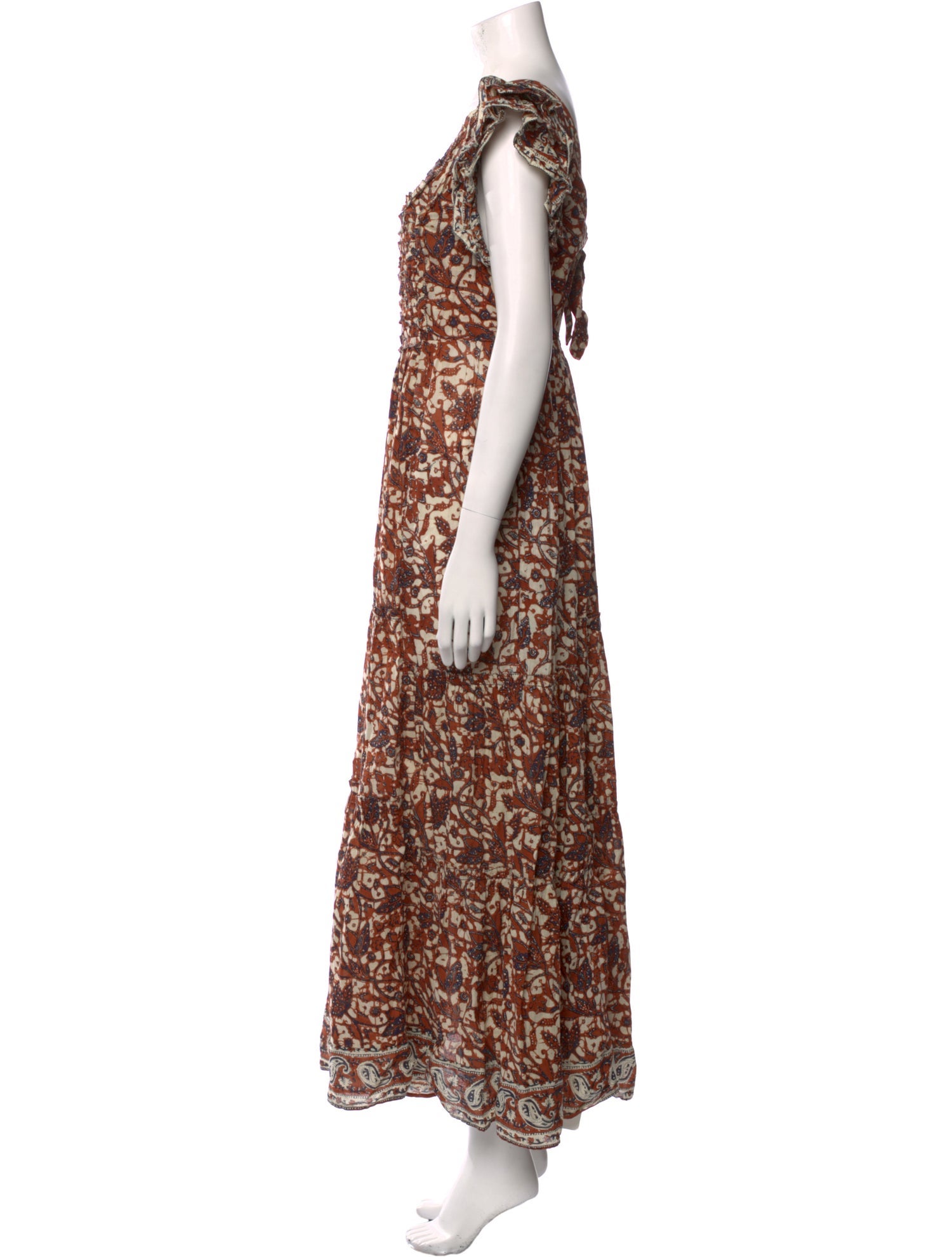Love the Label Floral Print Long Dress