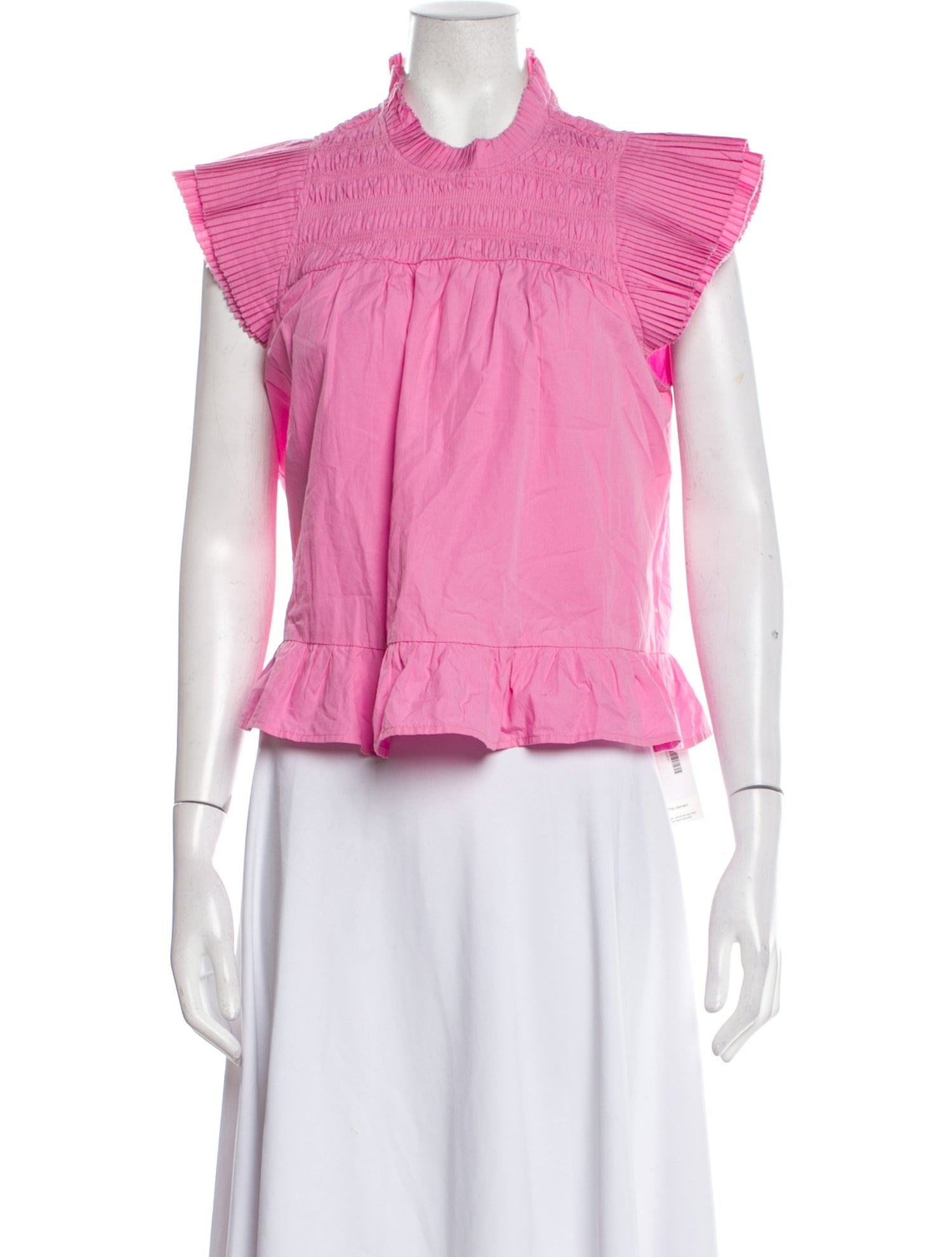 Love the Label Mock Neck Short Sleeve Crop Top w/ Tags