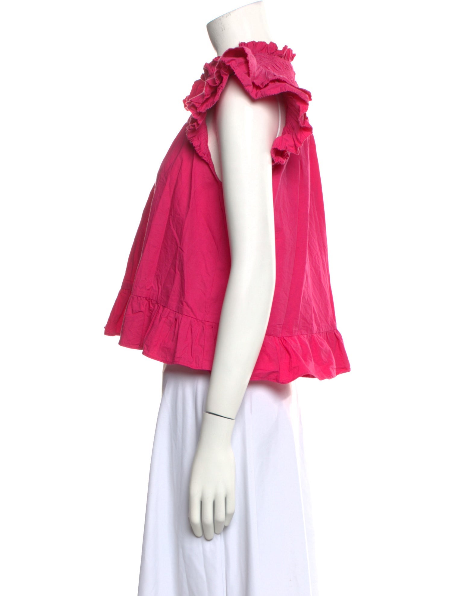 Love the Label Mock Neck Short Sleeve Crop Top