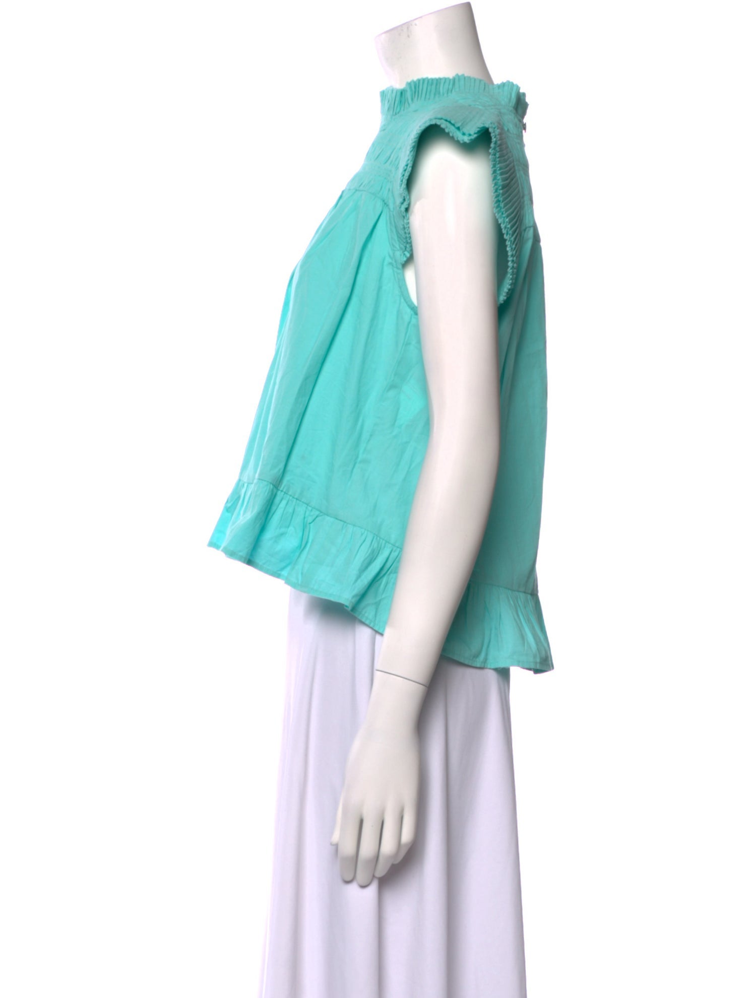 Love the Label Mock Neck Short Sleeve Crop Top w/ Tags