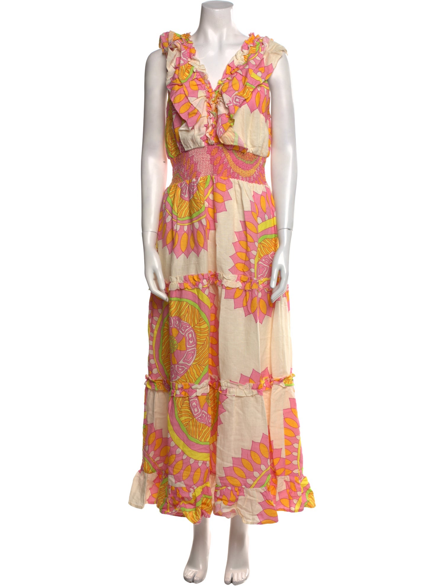 Love the Label Linen Midi Length Dress