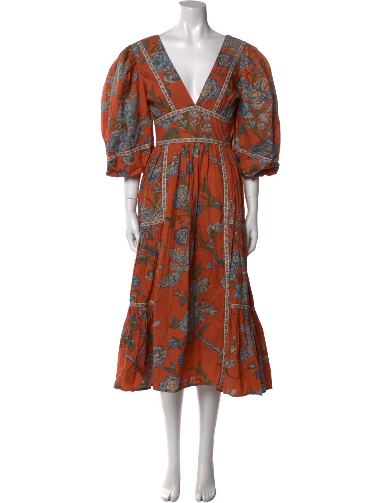 Love the Label Printed Long Dress w/ Tags