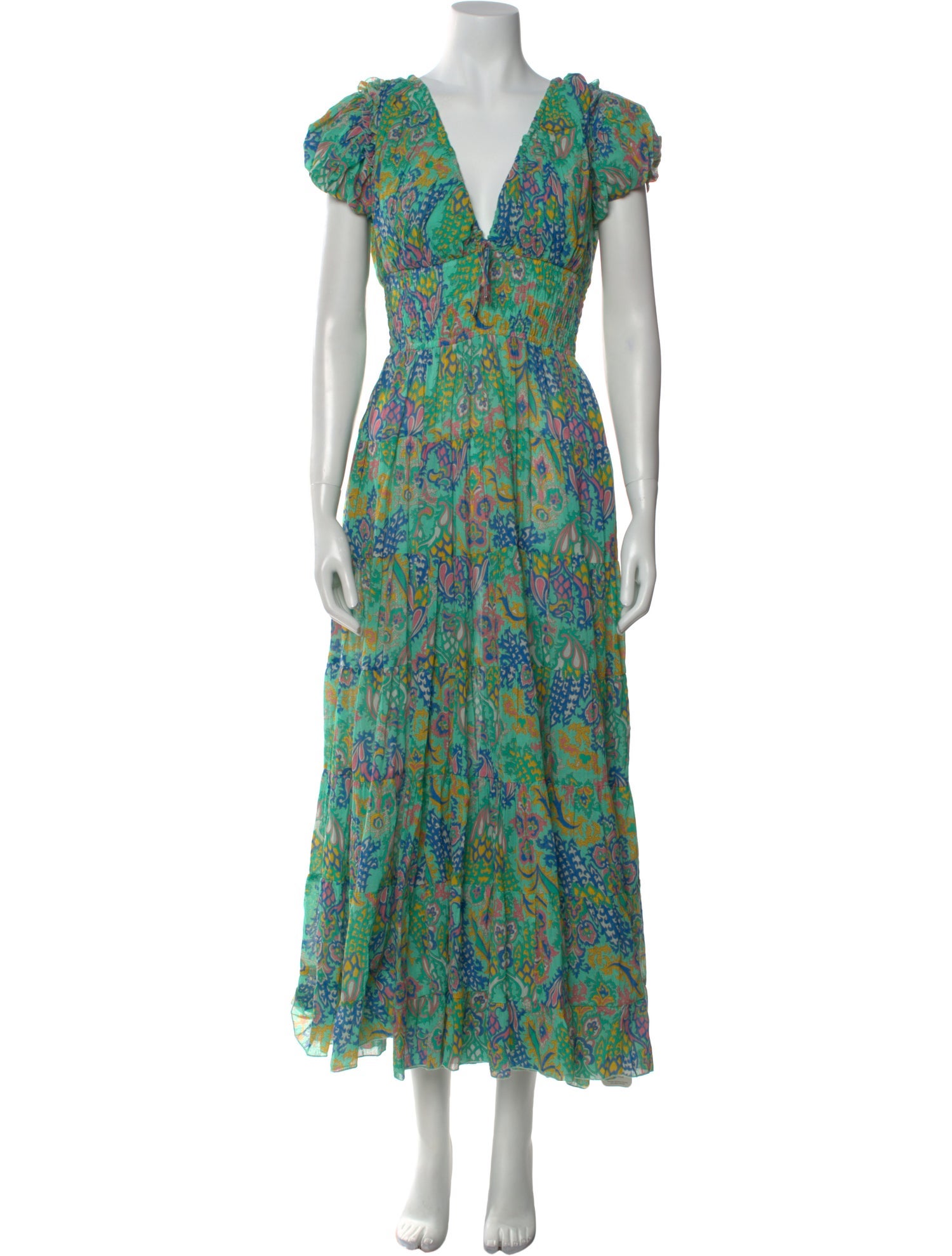 Love the Label Floral Print Long Dress