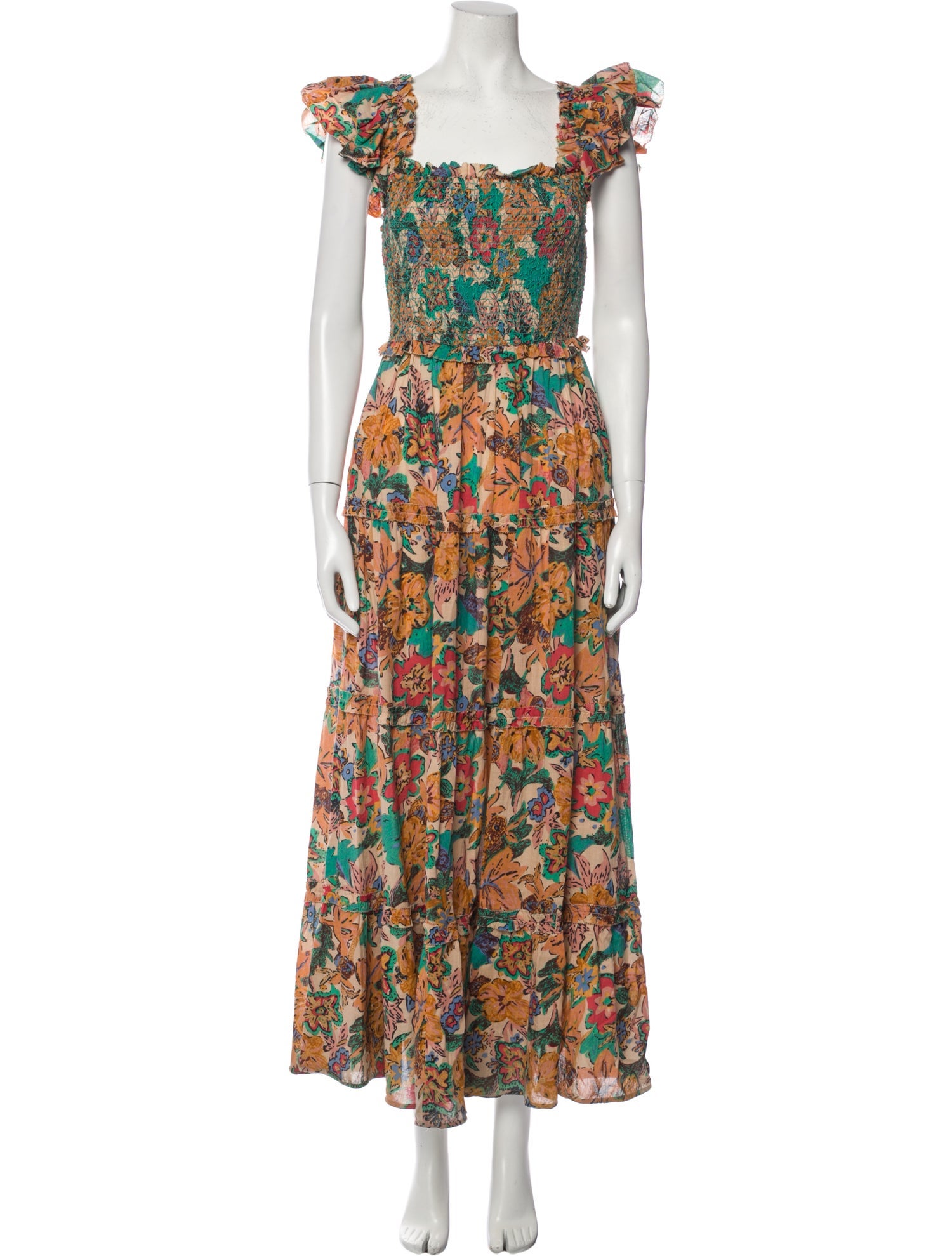 Love the Label Floral Print Long Dress