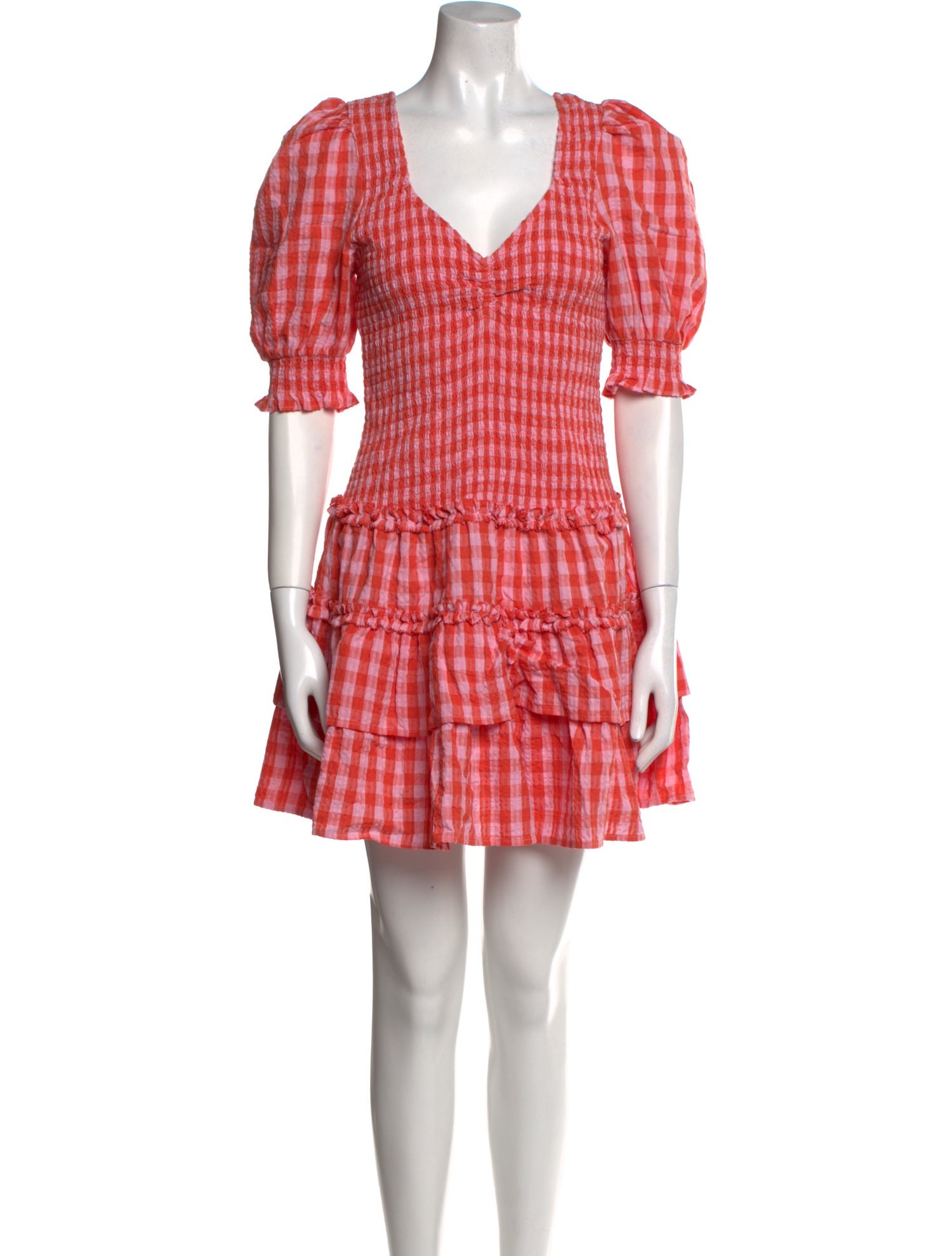 Love the Label Plaid Print Mini Dress w/ Tags