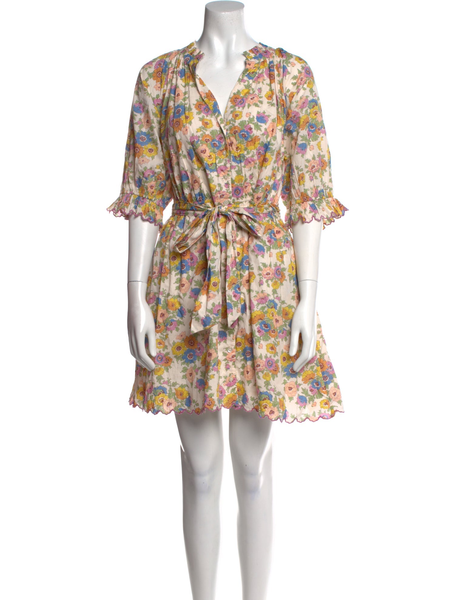 Love the Label Floral Print Mini Dress