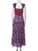 Love the Label Floral Print Long Dress