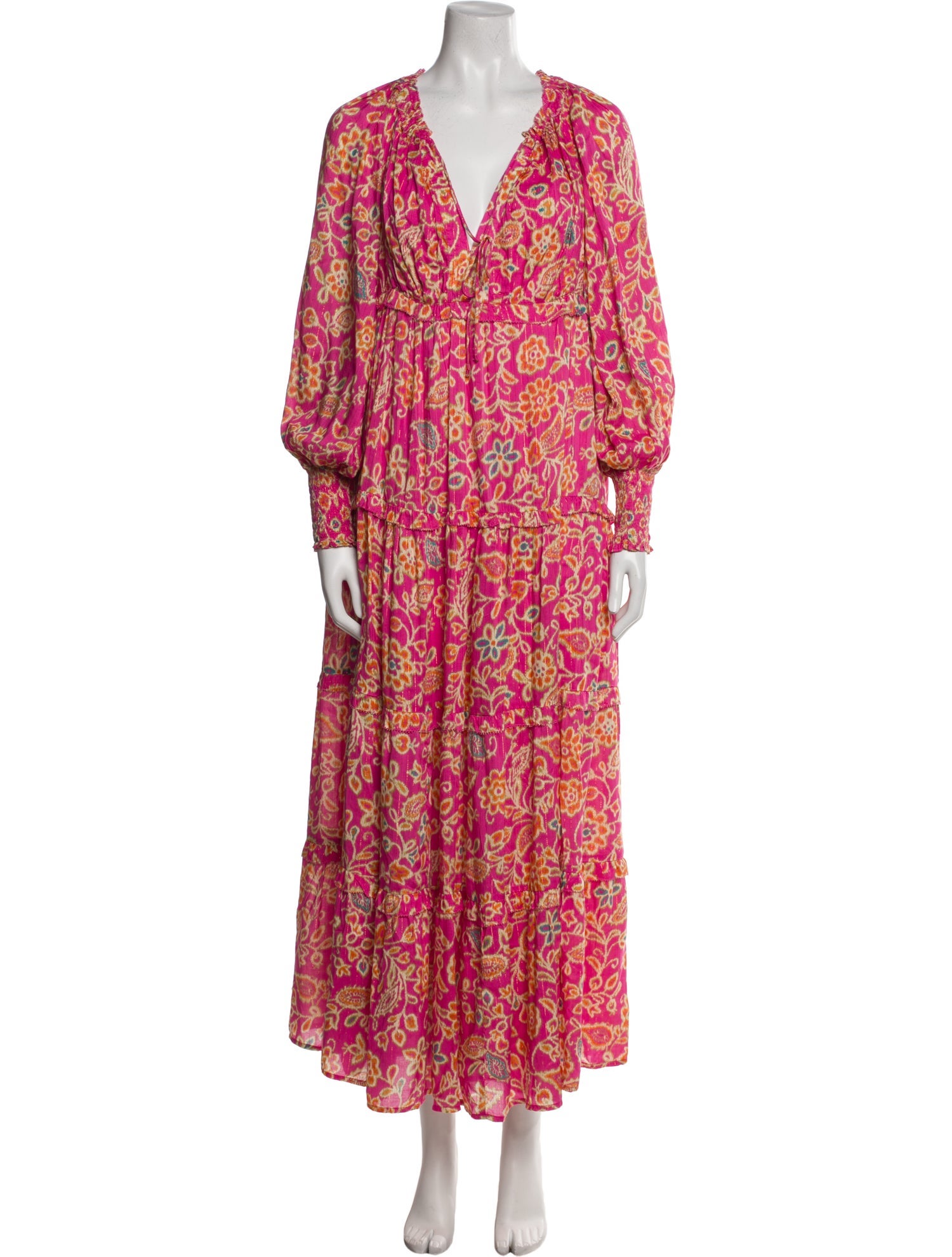 Love the Label Floral Print Long Dress