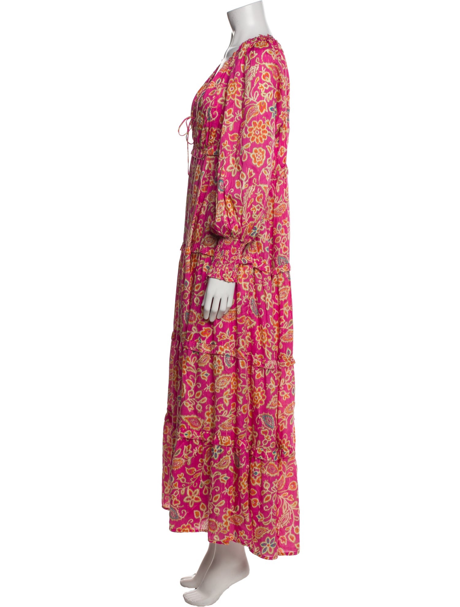 Love the Label Floral Print Long Dress