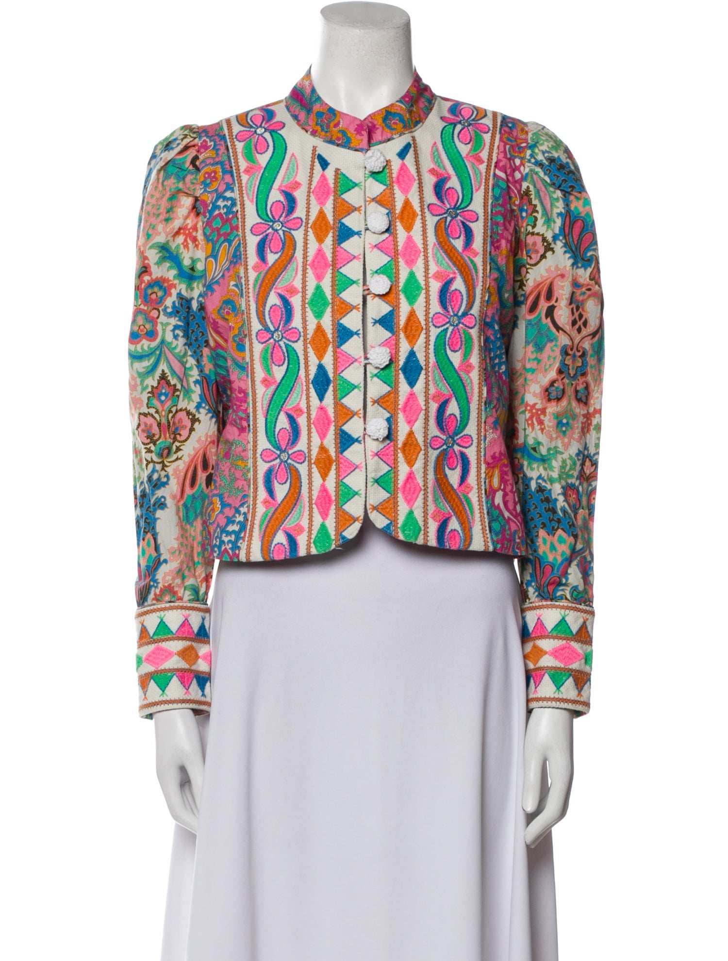 Love the Label Printed Evening Jacket