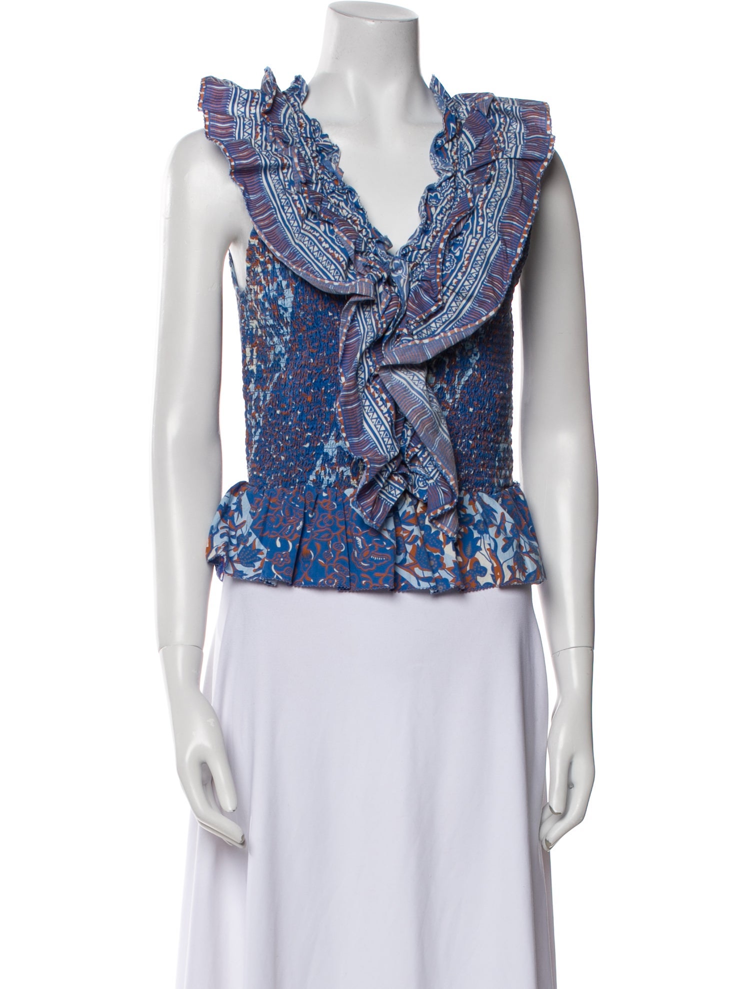 Love the Label Floral Print Cowl Neck Crop Top