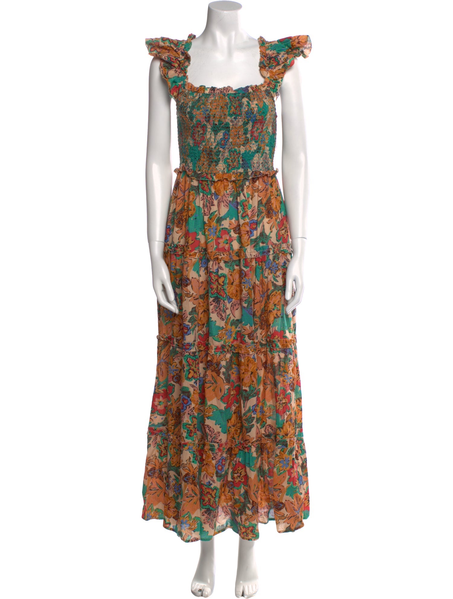 Love the Label Floral Print Long Dress