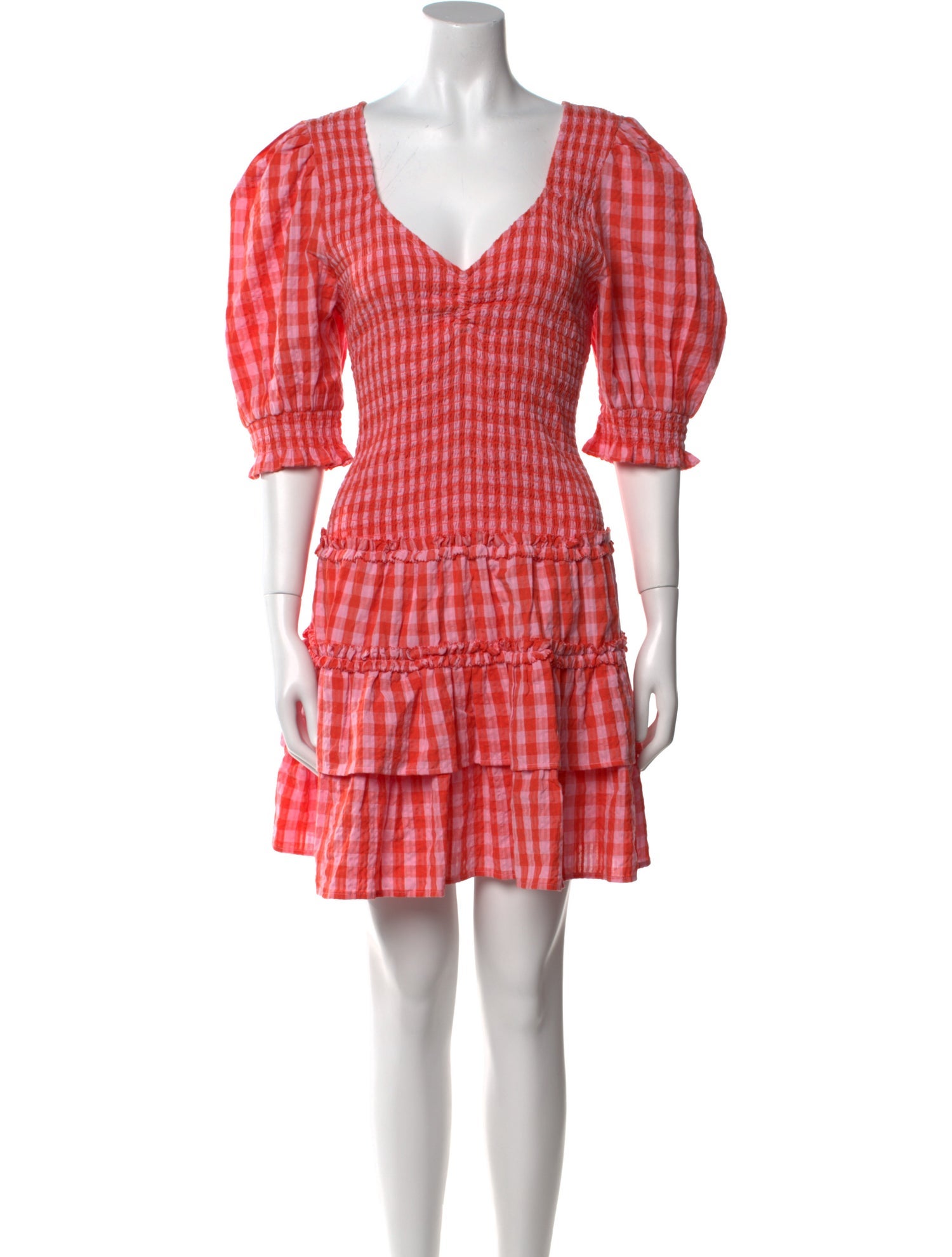 Love the Label Plaid Print Mini Dress