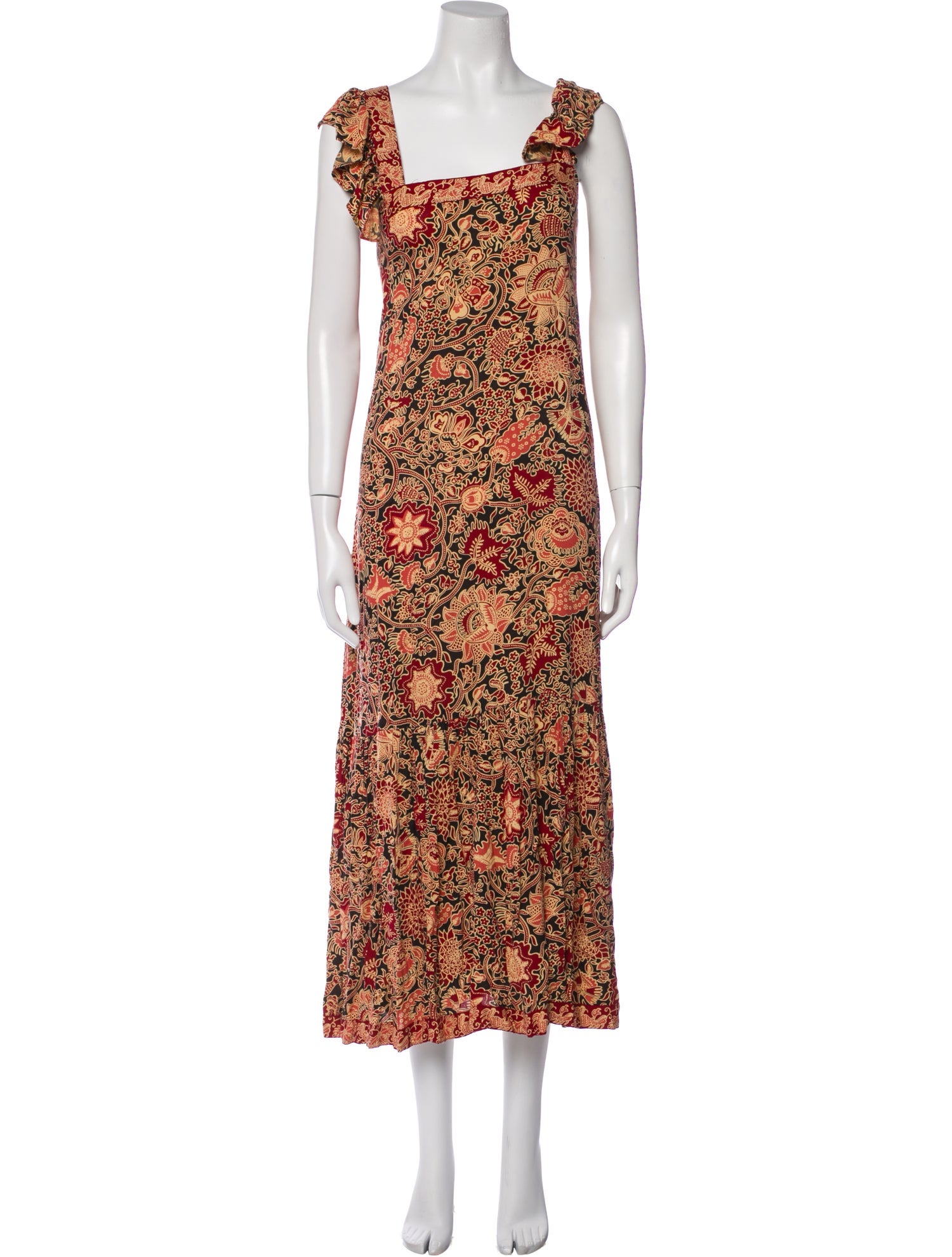 Love the Label Floral Print Long Dress w/ Tags