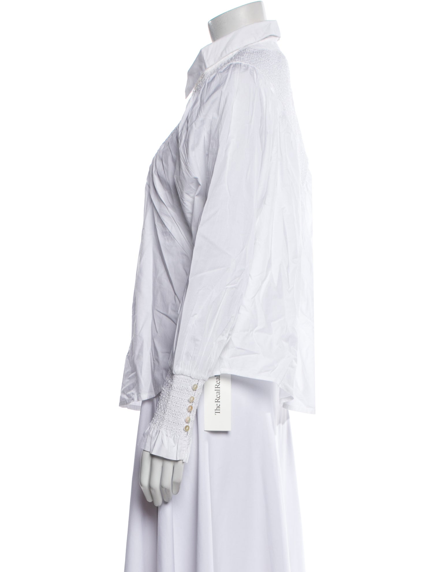 Love the Label Striped Long Sleeve Button-Up Top w/ Tags