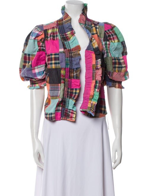 Love the Label Plaid Print Evening Jacket