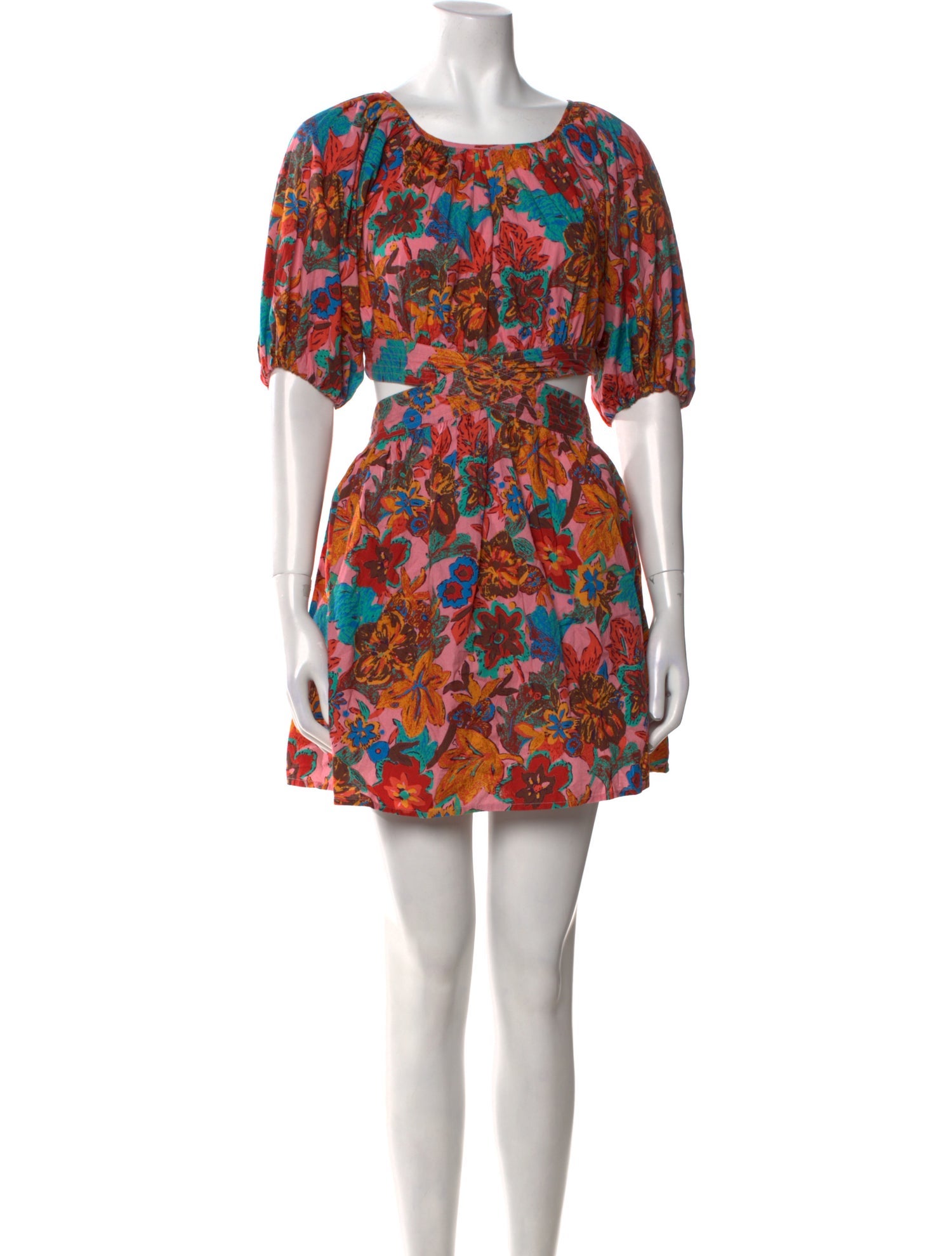 Love the Label Floral Print Mini Dress