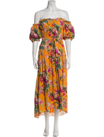 Love the Label Floral Print Long Dress