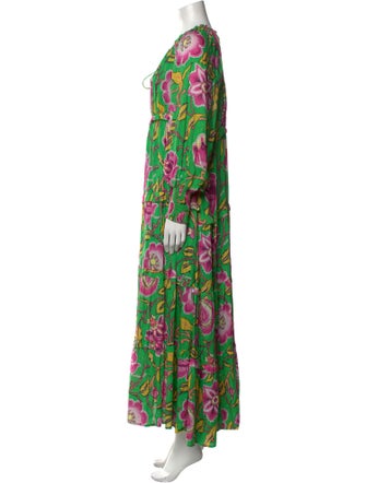 Love the Label Floral Print Long Dress