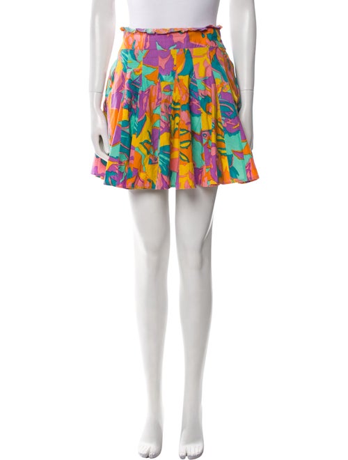 Love the Label Printed Mini Skirt