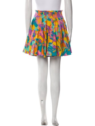 Love the Label Printed Mini Skirt