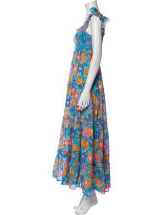Love the Label Floral Print Long Dress
