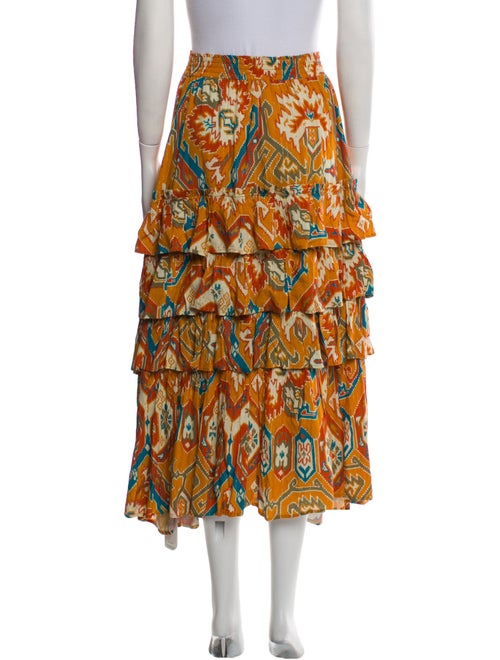 Love the Label Printed Midi Length Skirt