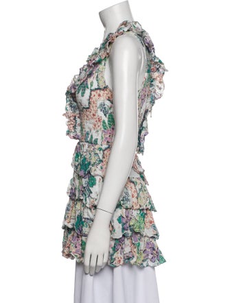 Love the Label Floral Print V-Neck Blouse