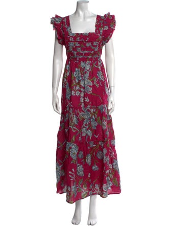 Love the Label Floral Print Long Dress