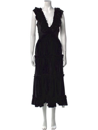 Love the Label V-Neck Long Dress