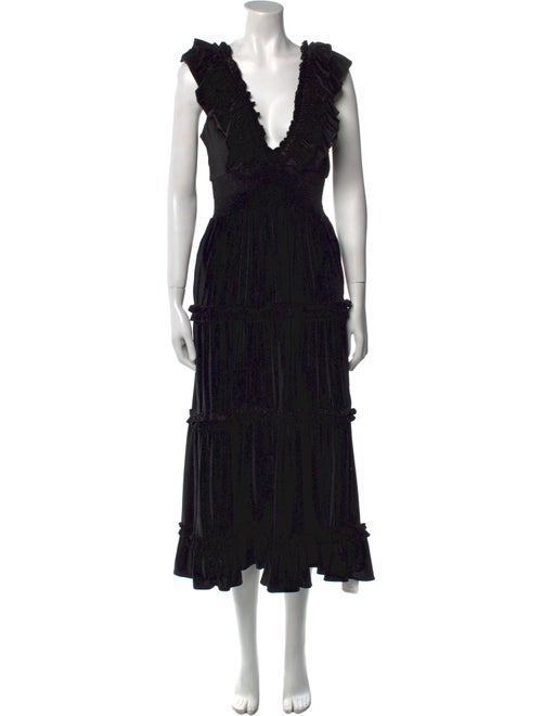 Love the Label V-Neck Long Dress