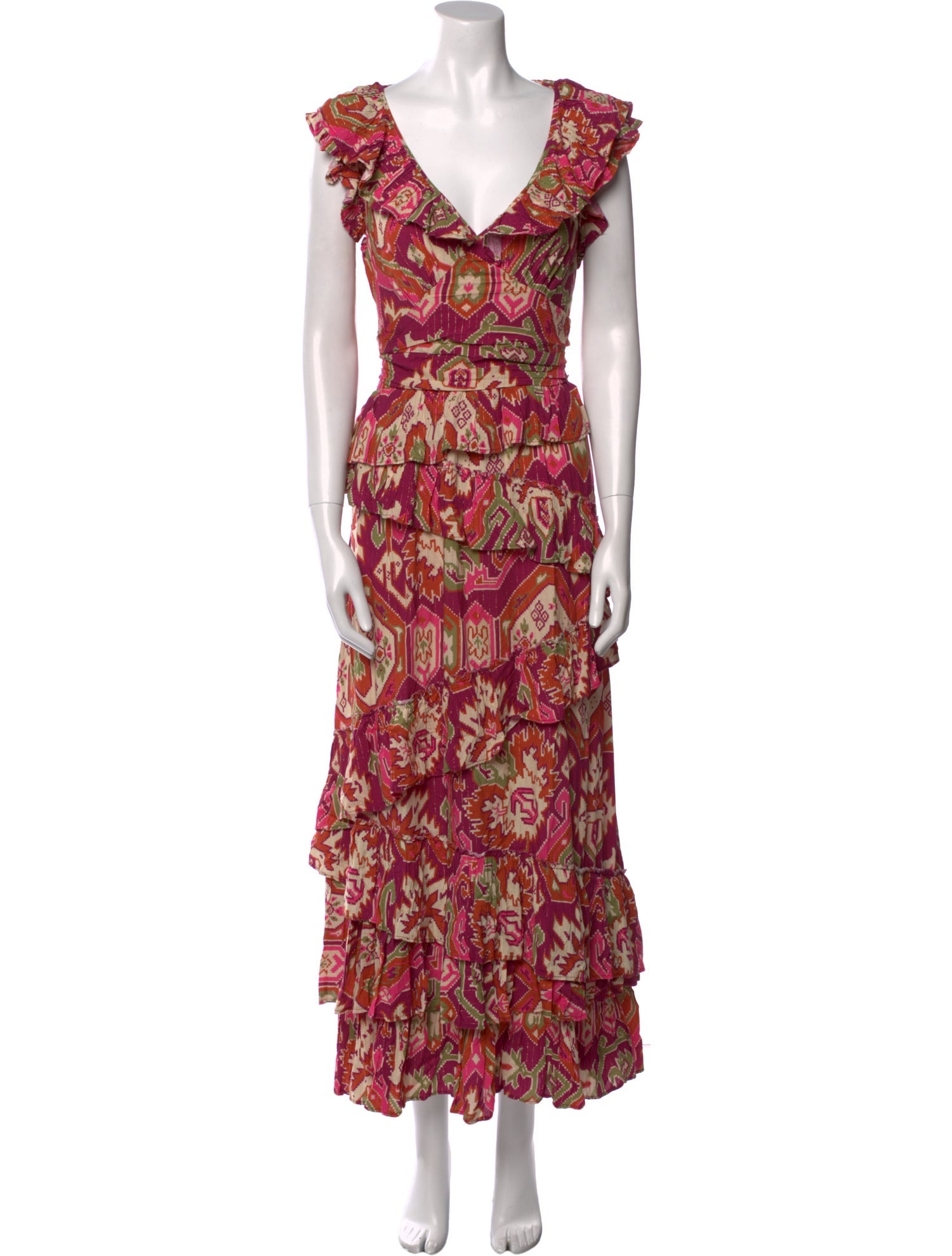 Love the Label Printed Long Dress