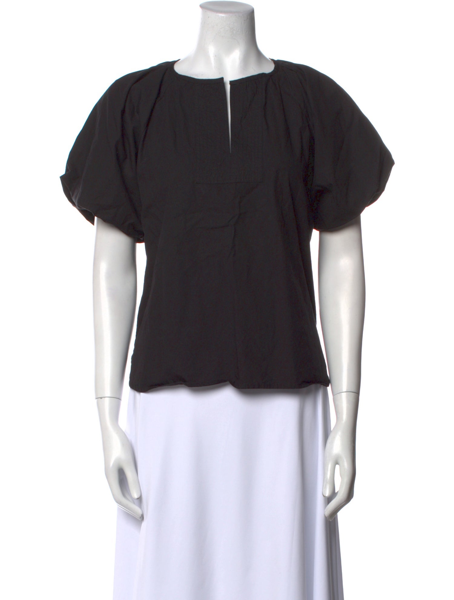 Love the Label Bateau Neckline Short Sleeve Blouse