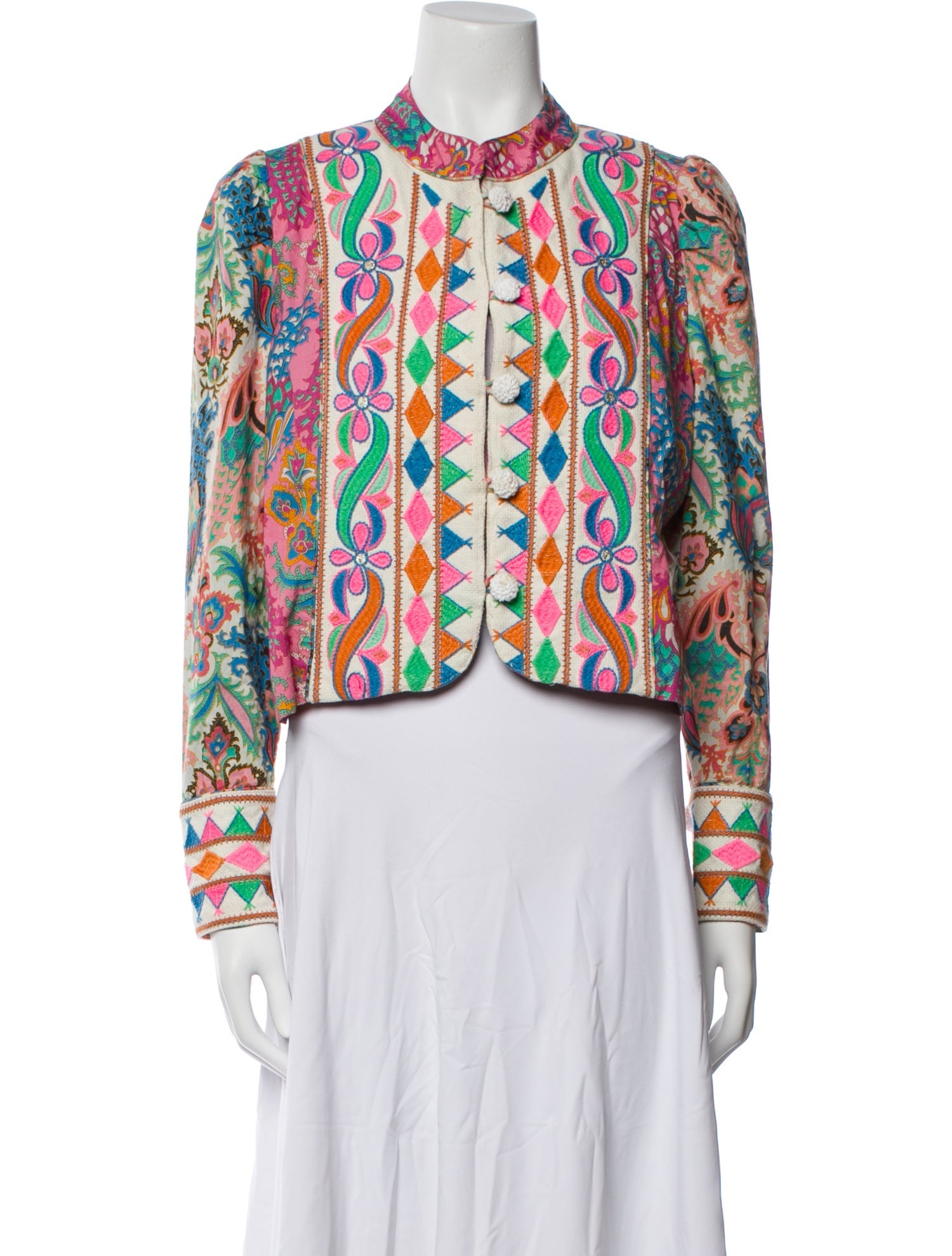 Love the Label Printed Evening Jacket