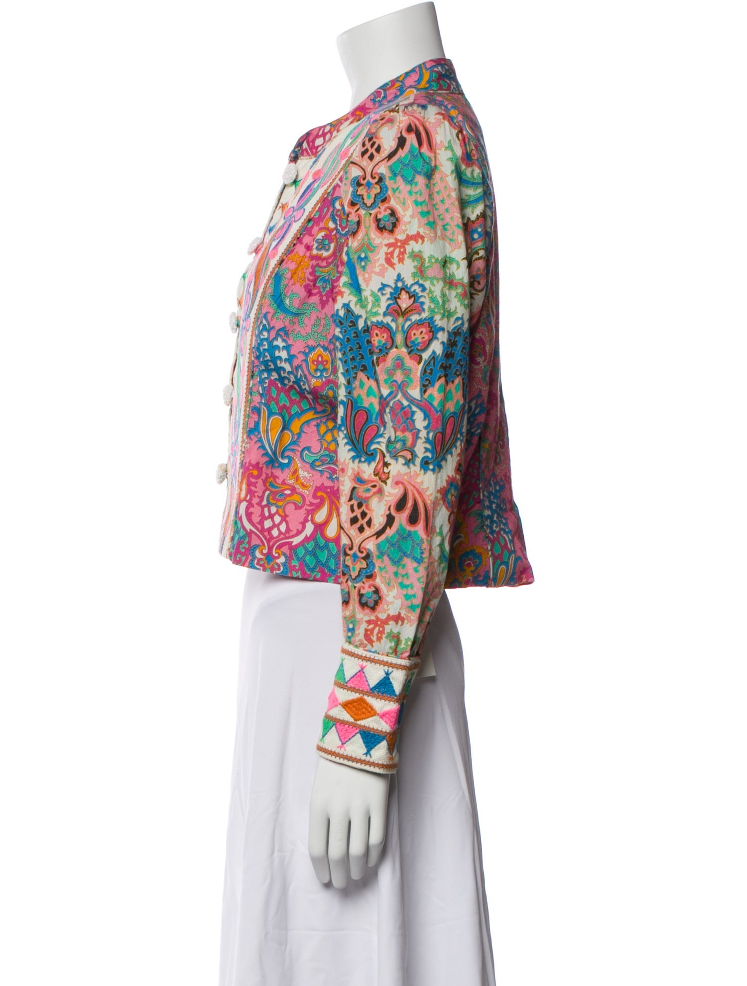 Love the Label Printed Evening Jacket