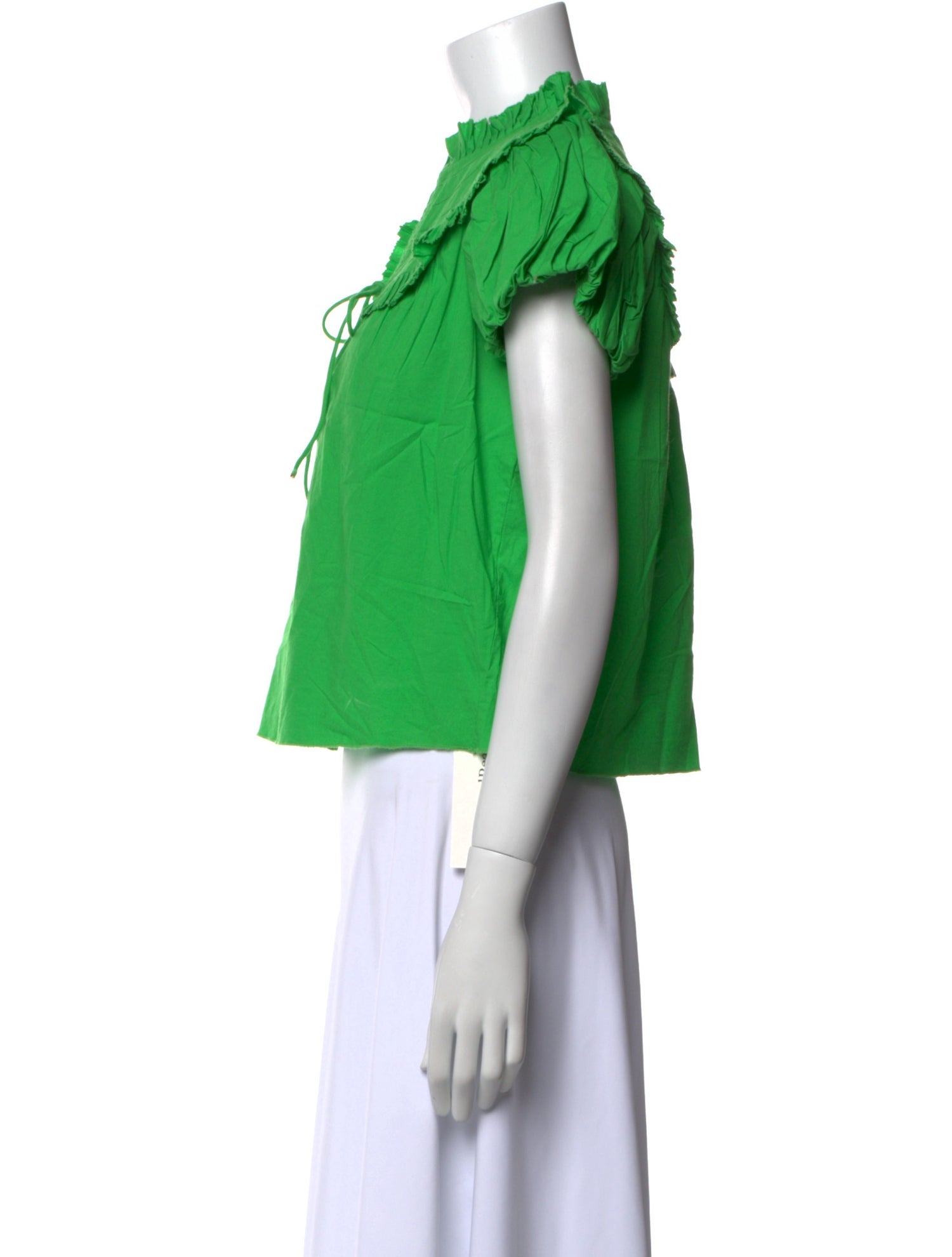 Love the Label V-Neck Short Sleeve Blouse