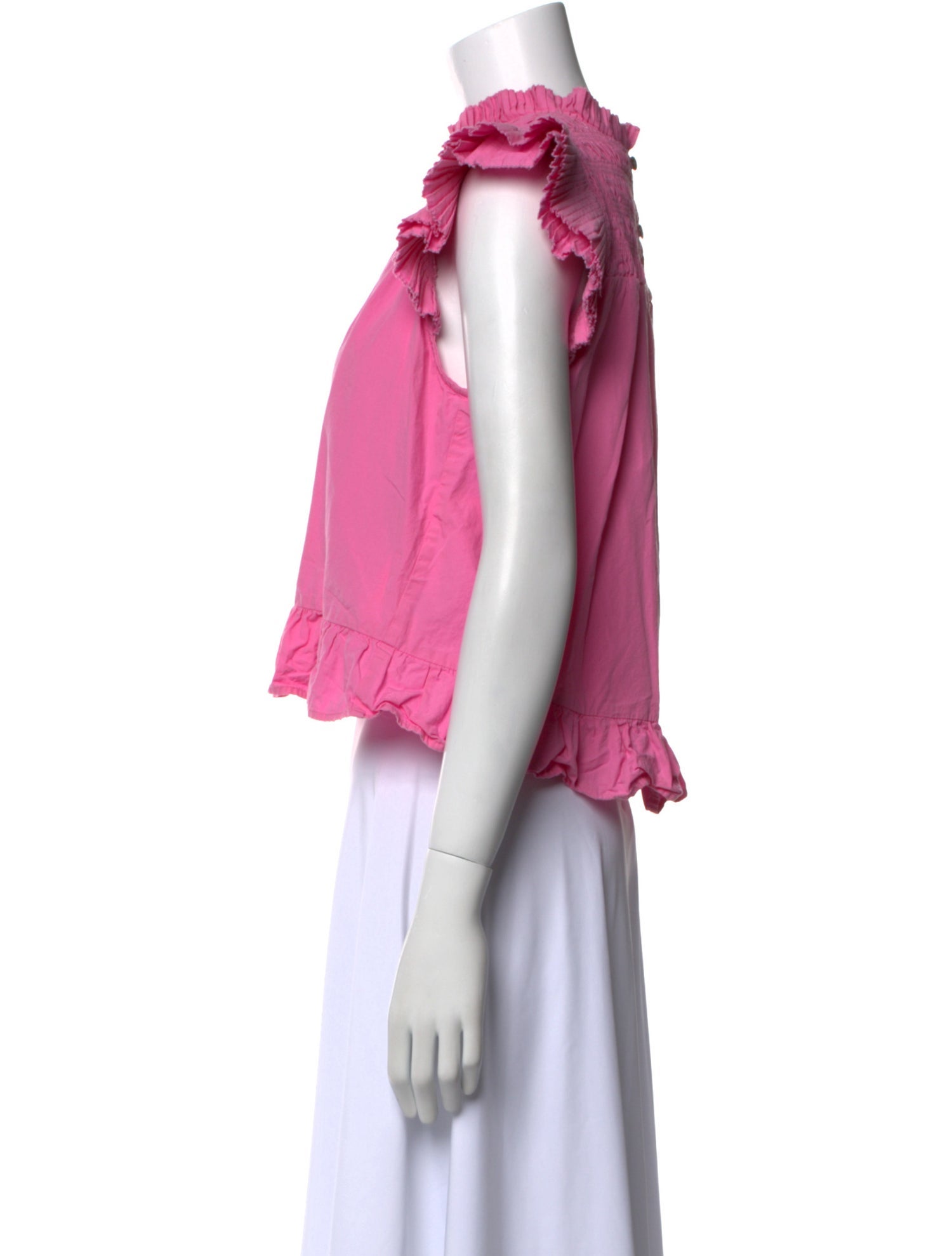 Love the Label Mock Neck Short Sleeve Crop Top