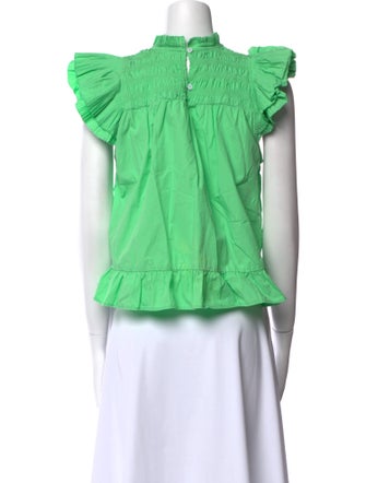 Love the Label Mock Neck Short Sleeve Crop Top